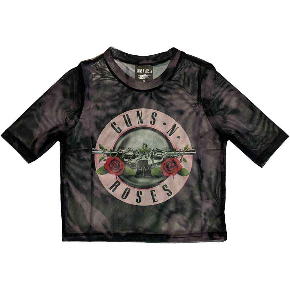 GUNS N ROSES - (デビュー 40周年 ) - Pink Tint Bullet Logo / CROP
